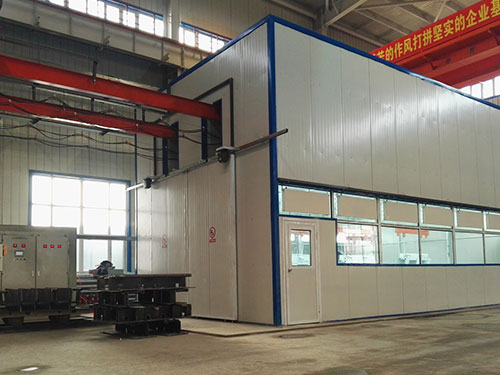 吉林華利機(jī)械固定噴漆房項目